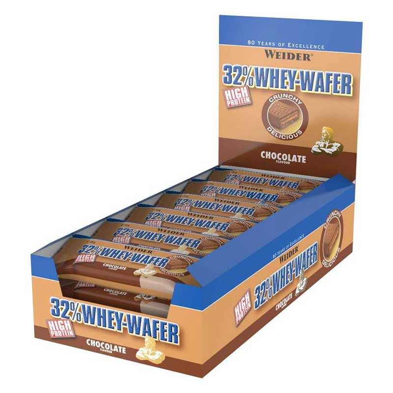 Weider 32% Whey Wafer 24x 35g proteinová tyčinka