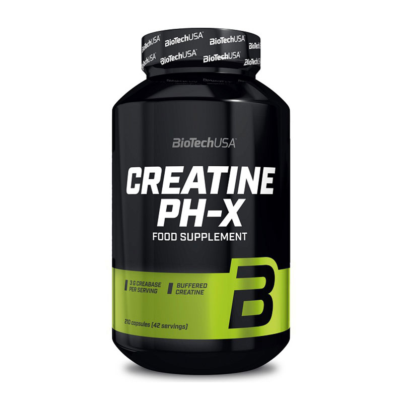 BioTech Creatine PH-X, 210 kapslí